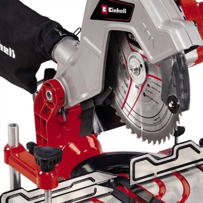 Пила торцювальна Einhell TC-MS 216 1400Вт диск 216мм довжина різу 120мм 7.1кг