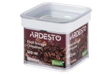 Контейнер для хранения пищевых продуктов ARDESTO Fresh, 0.5л, пластик, белый