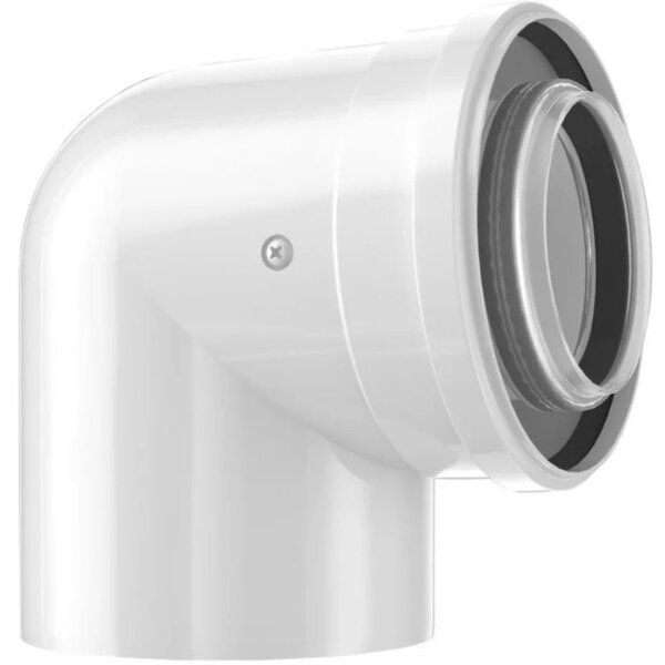 Отвод коаксиальный Bosch FC-CE60-87 на 87° для конденсационных котлов, диаметр 60/100 мм