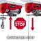 Тельфер электрический Einhell TC-EH 500, 1000Вт, до 500кг, трос 12м, 15.15кг