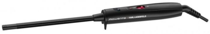 Плойка Rowenta x Karl Lagerfeld Curls Forever, 25Вт, темп.режимів-1, D -10mm, >180С, турмалін, чорний