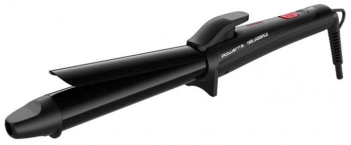 Плойка Rowenta x Karl Lagerfeld Curling Tong, 47Вт, D -25mm, >200С, керамика, турмалин, черный