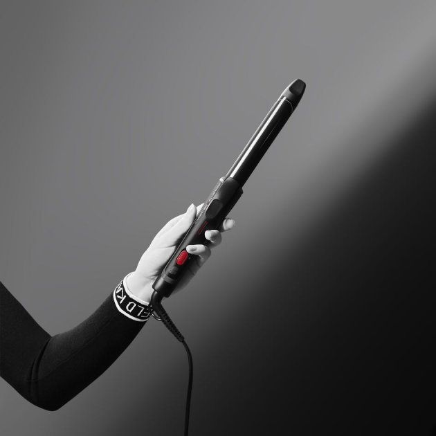 Плойка Rowenta x Karl Lagerfeld Curling Tong, 47Вт, D -25mm, >200С, керамика, турмалин, черный