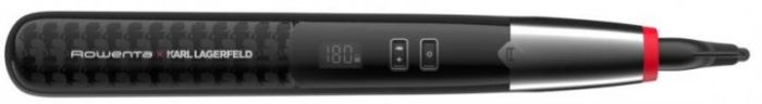 Випрямитель Rowenta x Karl Lagerfeld K/Pro Stylist Straightener, темп.режимов-8, 140-210С, дисплей, иониз., керам., черн.