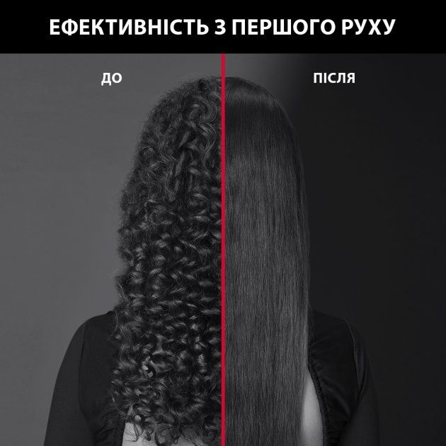 Випрямитель Rowenta x Karl Lagerfeld K/Pro Stylist Straightener, темп.режимов-8, 140-210С, дисплей, иониз., керам., черн.