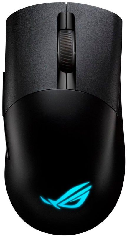 Мышь ASUS ROG Keris AimPoint, RGB, USB-A/WL/BT, чёрный
