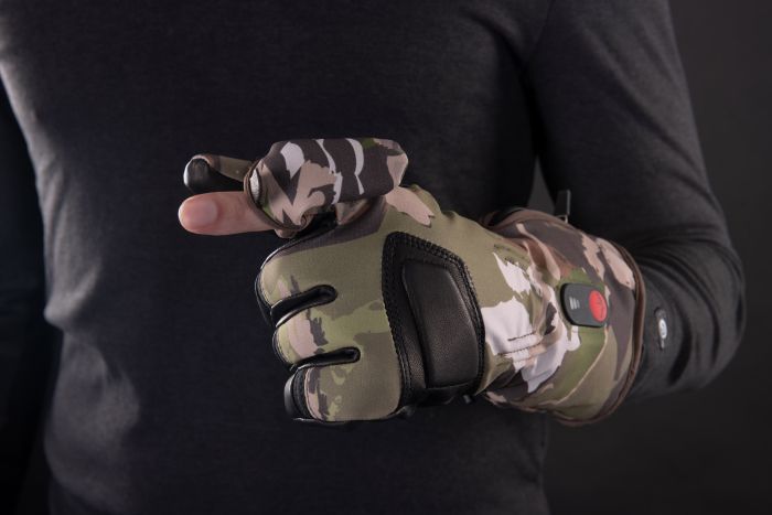 Перчатки с подогревом 2E Hunter Camo, размер M