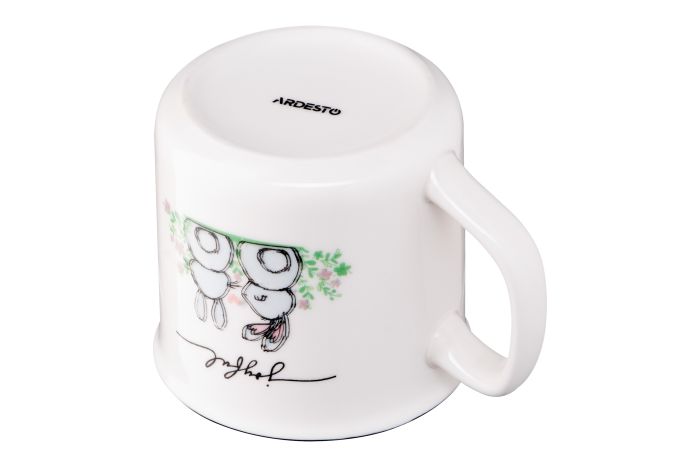Чашка Ardesto Joyful, 320мл, фарфор, белый