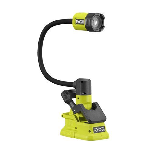 Ліхтар інспекційний акумуляторний Ryobi ONE+ RLCF18-0, 18В, 400лм, 2 функції освітлення, гнучкий, затискач без АКБ та ЗП