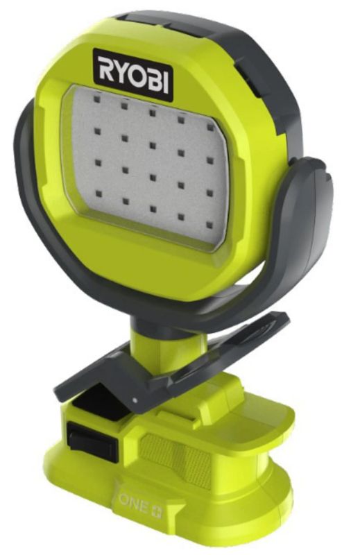 Ліхтар інспекційний акумуляторний Ryobi ONE+ RLCL18-0, 18В, 1000лм, 2 функції освітлення, затискач без АКБ та ЗП