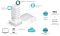 Точка доступу TP-LINK EAP650 WALL AX3000, 1xGE, 1xGE out, PoE