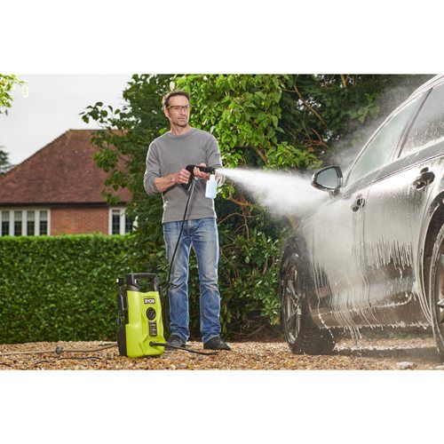 Минимойка высокого давления Ryobi RY110PWA 1400Вт 110бар 390л/ч шланг 5м 5.6кг
