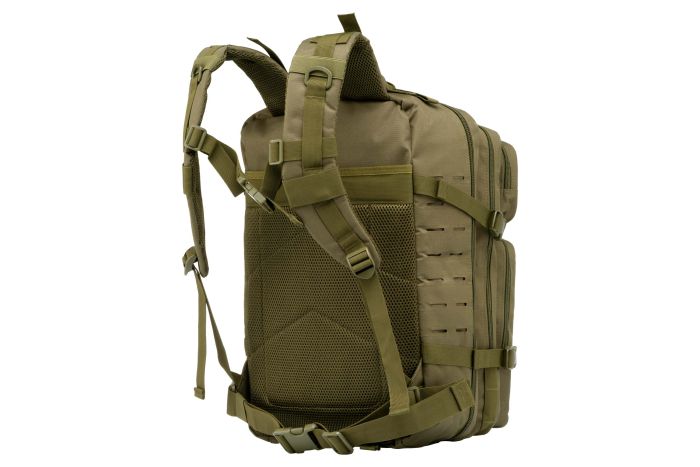 Рюкзак тактический 2Е, 45L, Laser Cut, зелёный