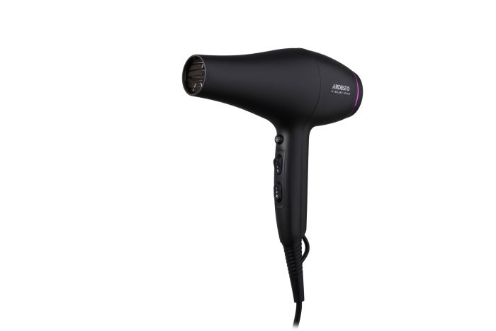 Фен Ardesto Violet PRO , 1850-2200Вт, 2 швидкості, 3темп.режима, дифузор, чорний ARDESTO HD-Y222PRO
