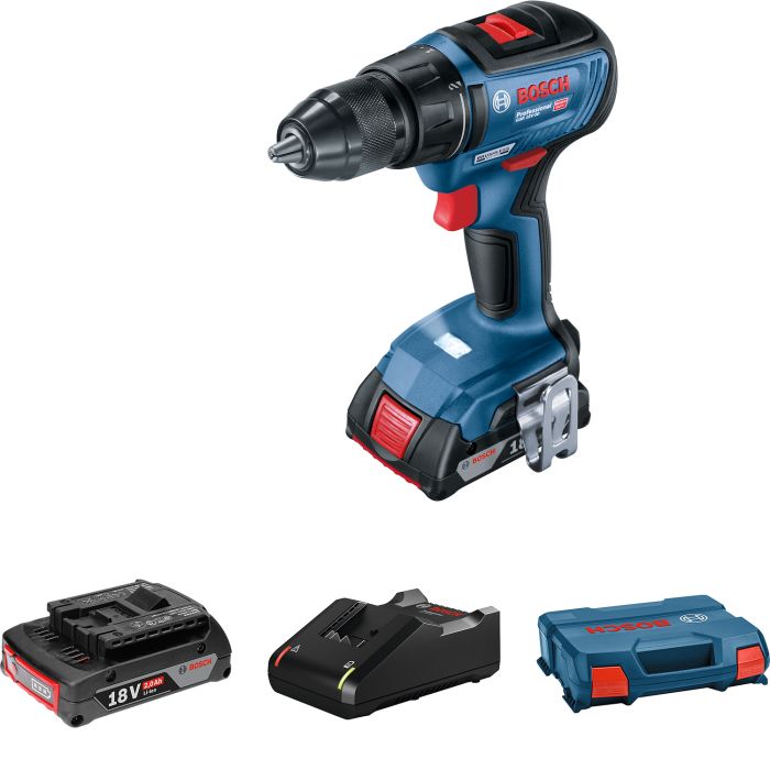 Шурупокрут-дриль акумуляторний Bosch Professional GSR 18 V-50 18В 2x2А·год 50Нм460·1800об/хв 1кг