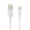 Кабель USB-A > USB-C заряджання/синхронізації Belkin 1м, 15Вт, Type-C, PVC, білий