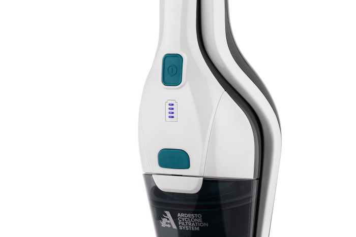 Пилосос Ardesto безпровідний, 29Вт, конт пил -0.55л, автон. робота до 35хв, HEPA, турбощітка з LED, білий
