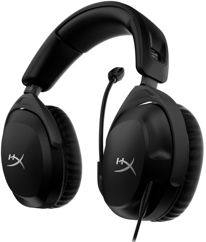 Гарнитура игровая HyperX Cloud Stinger 2, mini-jack/dual 3.5мм, 2м/0.15м, черный