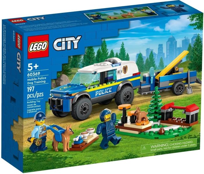 Конструктор LEGO City Мобильная площадка для дрессировки полицейских собак