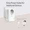 Комплект Адаптерoв Powerline TP-LINK  AV1000, 1xGE, (TL-PA7017 2шт), Розетка TP-Link TL-PA7017PKIT