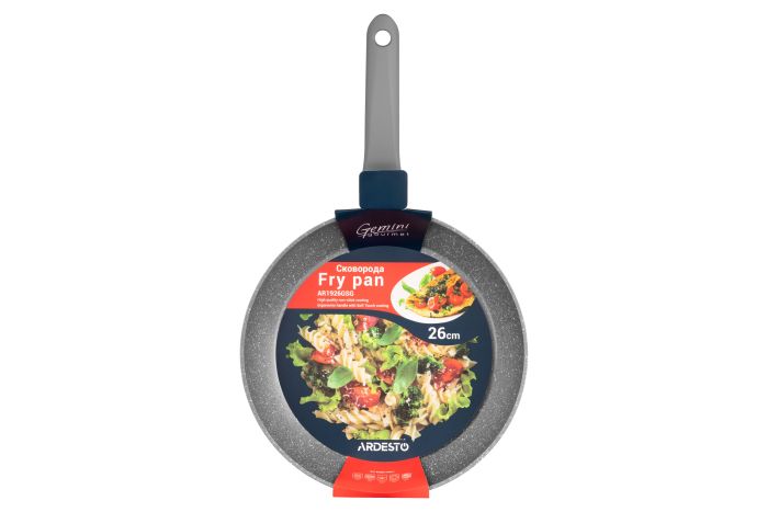 Сковорода Ardesto Gemini Gourmet Vasto, 26см, алюминий, серый