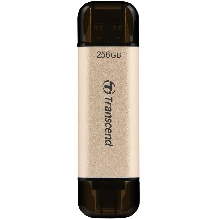 Накопитель Transcend 256GB USB 3.2 Type-A + Type-C JetFlash 930 R420/W400MB/s Чёрный