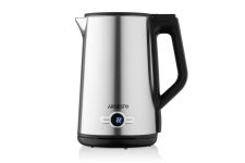 Электрочайник Ardesto Steel Collection 1.7л, Strix, LED дисплей, двойные стенки, серебристый