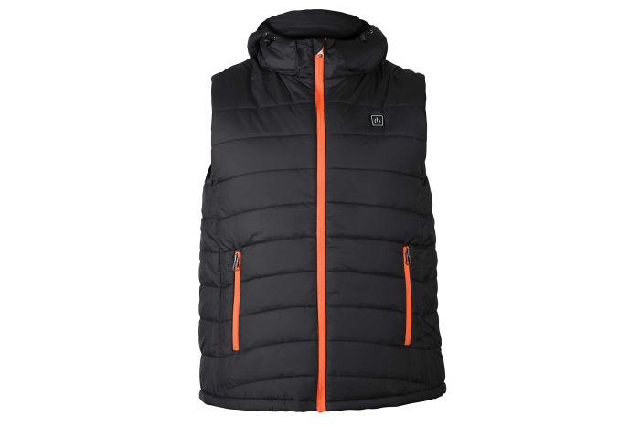 Жилет с подогревом 2E Heat Power Plus Black с капюшоном, размер S