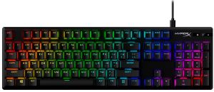 Клавиатура механическая HyperX Alloy Origins PBT 104key, Red, USB-A, EN/UA, RGB, черный