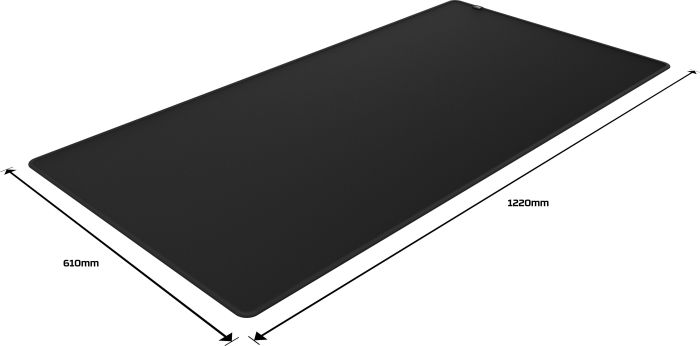 Ігрова поверхня HyperX Pulsefire Mat, 2XL (1220x610x3мм), чорний