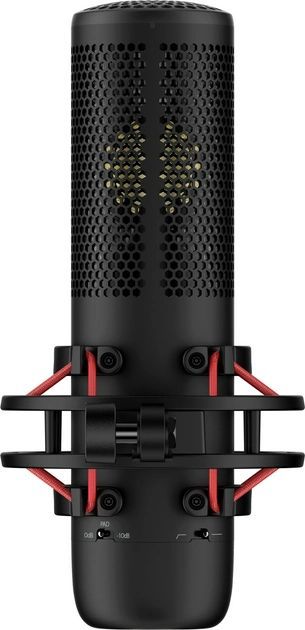 Мікрофон геймінговий HyperX ProCast, Bi, 3-pin XLR, no cable, з поп-фільтром, чорний