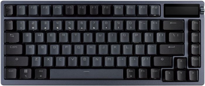 Клавіатура механічна ASUS ROG Azoth, 81key, NX Red, USB-A/WL/BT, EN, RGB, чорний