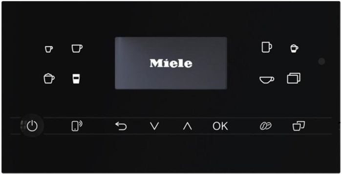 Кофемашина Miele CM 6160 1.8л, зерно + молоко, автомат.капучинатор, аторецептов - 19, черный