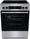 Плита Gorenje електрична склокерамічна, 71л, 60x60см, дисплей, програматор, нерж