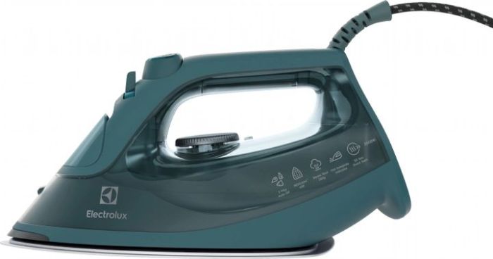 Утюг Electrolux, 2600Вт, 330мл, паровой удар 210гр, керам. подошва, зеленый