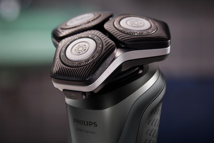 Бритва електр. Philips Series 5000 роторная, 9Вт,  бритв.головок-3, Li-Ion, сух.+влажн., триммер, серый