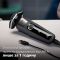 Бритва електр. Philips Series 5000 роторная, 9Вт,  бритв.головок-3, Li-Ion, сух.+влажн., триммер, чехол, серый