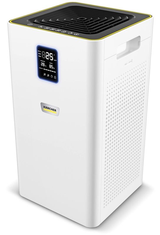 Очищувач повітря Karcher AF 30, 30м2, 200м3/год, дисплей, 2 HEPA фільтри, 4 режими,  інд. забр-ння, білий