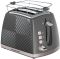 Тостер Russell Hobbs GrooWe 2 Slice 850Вт, подогрев, размрозка, подогрев, серый
