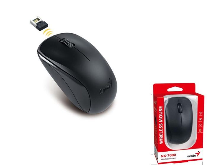 Мышь Genius NX-7000, WL, чёрный