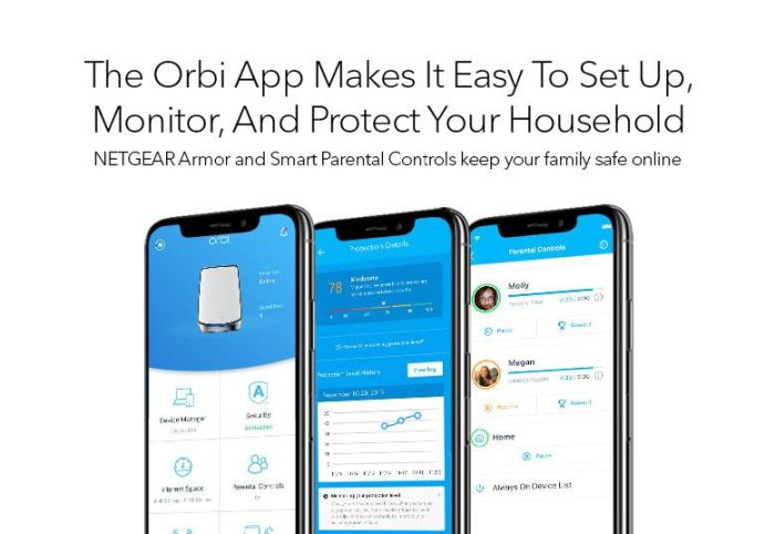 Система WiFi-Mesh NETGEAR Orbi RBK852 AX6000, 2мод, белый