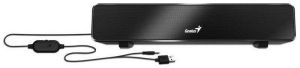 Акустична система Genius SOUNDBAR 100, 1.0, USB-А, mini-jack, чорний