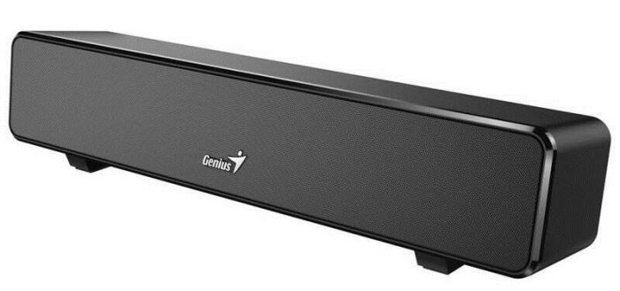 Акустическая система Genius SOUNDBAR 100, 1.0, USB-А, mini-jack, черный