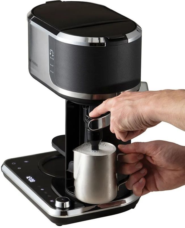 Кофеварка Russell Hobbs капельная Attentiv Coffee Bar 1.5л, молотый, LED-дисплей, черно-металл