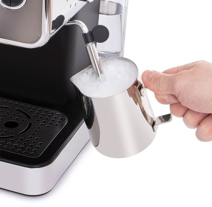 Кофеварка Russell Hobbs рожковая Distinctions Titanium 1.1л, молотый + чалды, серебристый