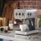 Кофеварка Russell Hobbs рожковая Distinctions Titanium 1.1л, молотый + чалды, серебристый