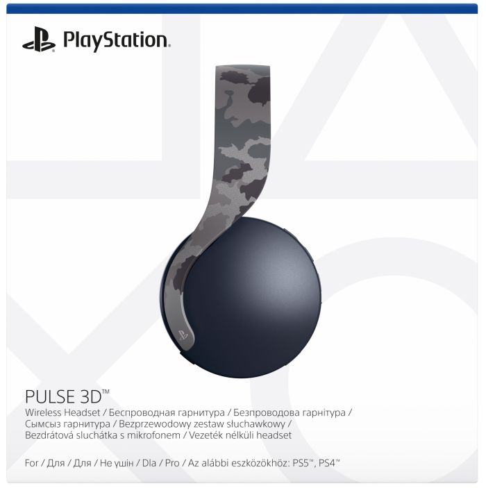 Гарнитура PlayStation PULSE 3D, WL, Grey Camo