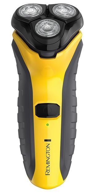 Бритва електр. Remington Virtually Indestructible роторная, 4.8Вт,  бритв.головок-3, Ni-Mh, сух., триммер, черно-желтый