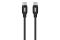 Кабель USB-C > USB-C заряджання/синхронізації 2E 1м, 60Вт Type-C, Glow, чорний