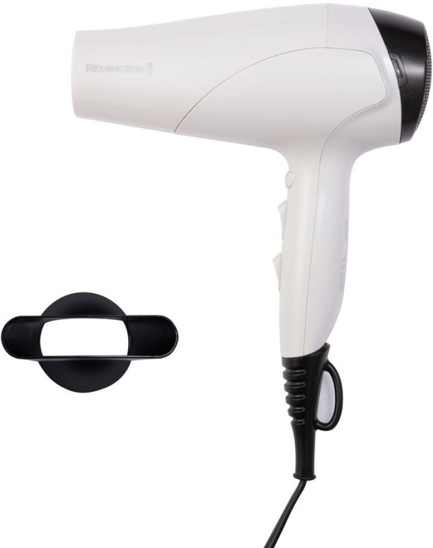 Фен Remington Ionic Dry, 2200Вт, 3 режими,турмалінова іоніз-я, хол. обдув, білий